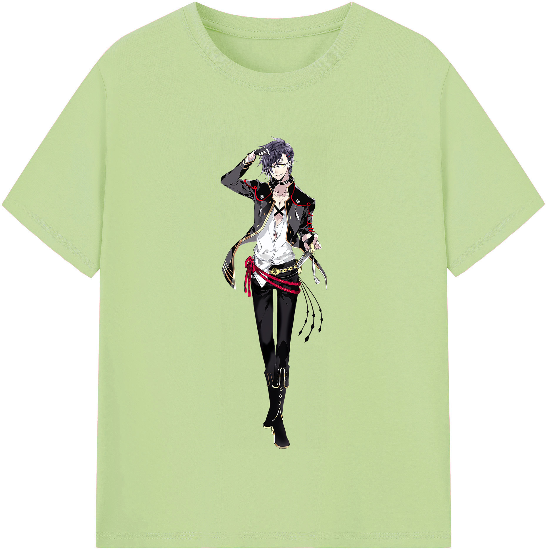 （画像用） 刀剣乱舞 Touken Ranbu 綿100％半袖Tシャツ（フロントプリント）
